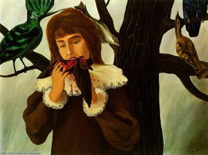 Ragazza Che Mangia Un Uccello — René Magritte
