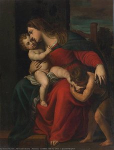 Madonna And Child With The Infant St. John The Baptist — Alessandro Turchi