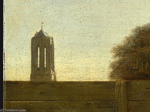 A Dutch Courtyard, Detalj 1, Ngw — Pieter De Hooch