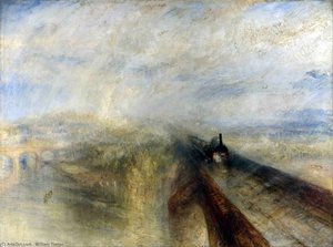 Regen, Dampf Und Geschwindigkeit Der Große Westliche Eisenbahnweg — Joseph Mallord William Turner
