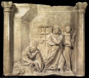 Erlösung Des Heiligen Petrus Aus Dem Gefängnis — Luca Della Robbia