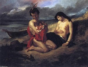 The Natchez — Eugène Delacroix