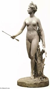 Diana — Jean-antoine Houdon