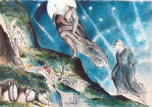 Lucia Emmène Dante À L'entrée Du Paradis — William Blake