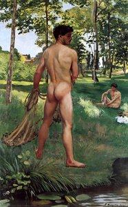 The Fisherman With A Net — Frédéric Bazille