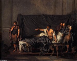Septimius Severus And Caracalla — Jean-baptiste Greuze