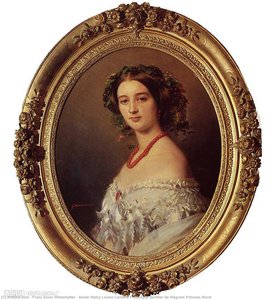Xavier Malcy Louise Caroline Frederique Berthier De Wagram Princess Murat — Franz Xavier Winterhalter