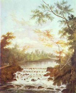 A Cascade In The Gatchina Park — Semyon Fyodorovich Shchedrin