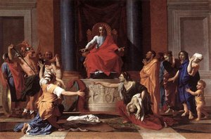 El Juicio De Salomón — Nicolás Poussin