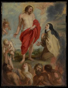 Saint Teresa Of Avila Interceding For Souls In Purgatory — Peter Paul Rubens