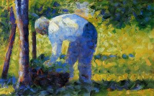 Grădinarul — Georges Pierre Seurat
