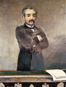 Portrait Of Clemenceau At The Tribune — Édouard Manet