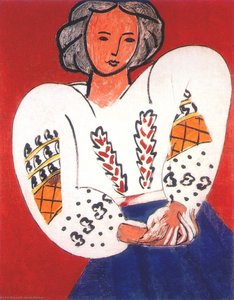 La Blouse roumaine Huile sur Toile Paris, Musée national d'Art Moderne
