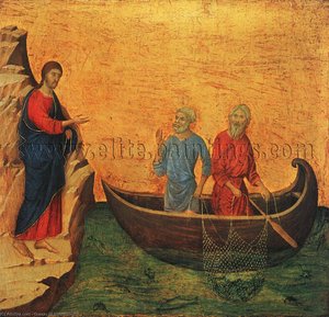 Apelul Apostolilor Petru Și Andrei — Duccio Di Buoninsegna