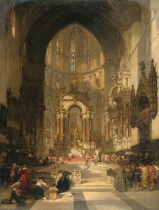 The High Altar Of The Church Of Ss Giovanni E Paolo At Venice — დეივიდ რობერტსი