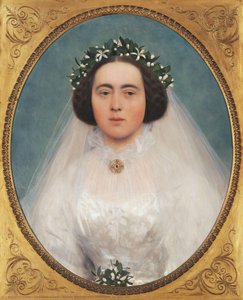 Marie Kerner Von Marilaun As A Bride — Gustav Klimt