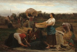 The Colza (harvesting Rapeseed) — Jules Adolphe Aimé Louis Breton