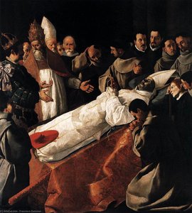 Funeral De San Buenaventura — Francisco De Zurbarán