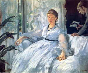 Lettura Di Mme Manet E Leon — Édouard Manet