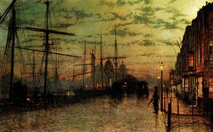 Humber Docks, Hull — John Atkinson Grimshaw