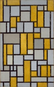 Composizione Con Griglia #1 — Piet Mondrian