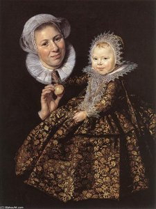 Catharina Hooft Con Su Nodriza — Frans Hals I