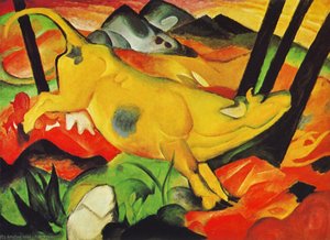 The Yellow Cow — Franz Marc
