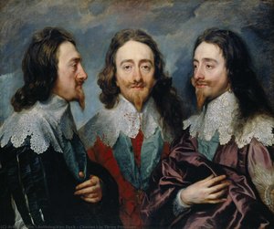 Karl I. In Drei Positionen — Sir Anthony Van Dyck