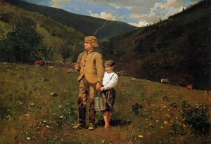 Attraversamento Del Pascolo — Winslow Homer