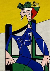 Woman In A Wheelchair — Roy Lichtenstein