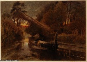 The Lady Of Shalott — Albert Goodwin