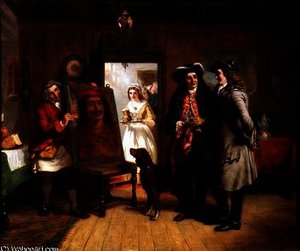 Sir Roger De Coverley And Addison With 'the Saracen's Head' — William Powell Frith
