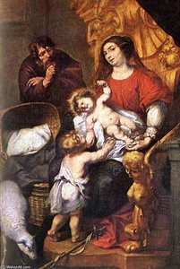 Holy Family — Pedro De Moya