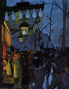Avenue De Clichy Five O'clock In The Evening — Louis Anquetin