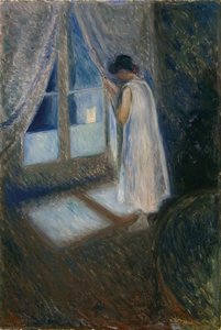 La Chica A La Ventana — Edvard Munch