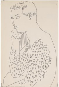 Seated Male Nude Torso — Andy Warhol