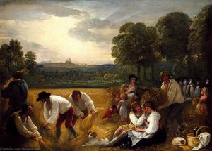 Harvesting At Windsor — Benjamin West