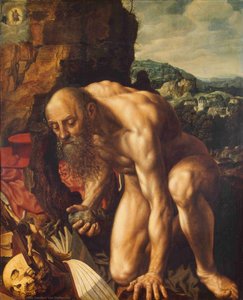 St Jerome — Jan Sanders Van Hemessen