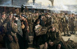 The Return To The Front Victoria Railway Station — Richard Jack