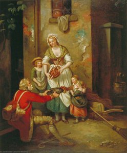 The Benevolent Cottager — Francis Wheatley