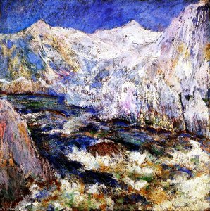 The Rapids, Yellowstone — John Henry Twachtman