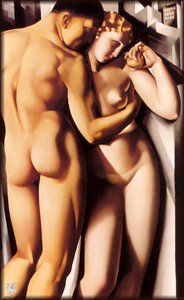 Adam and Eve by Tamara de Lempicka