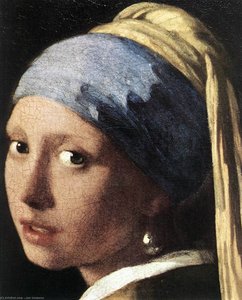 Girl With A Pearl Earring (detail)2 — Johannes Vermeer