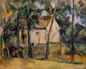 Hus Og Trær — Paul Cézanne