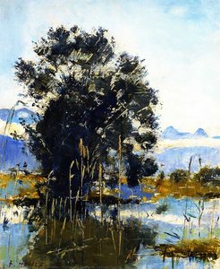 Marshland By Gwatt (lake Of Thun) — Ferdinand Hodler