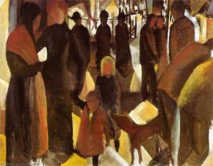 Leave-taking — August Macke