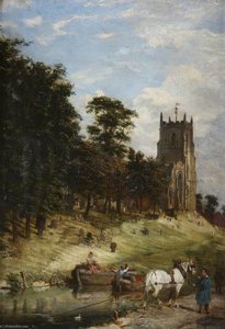 St Mary's Church And The Canal, Kidderminster, Worcestershire — Joseph Kennedy
