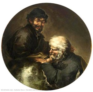 Eraclito E Democrito — Salvatore Rosa