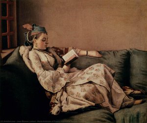 Maria Adelaide Di Francia In Costume Turco — Jean-étienne Liotard