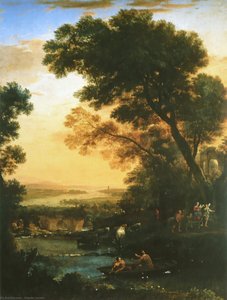 Paysage Avec La Fuite En Égypte — Claude Lorrain (claude Gellée)